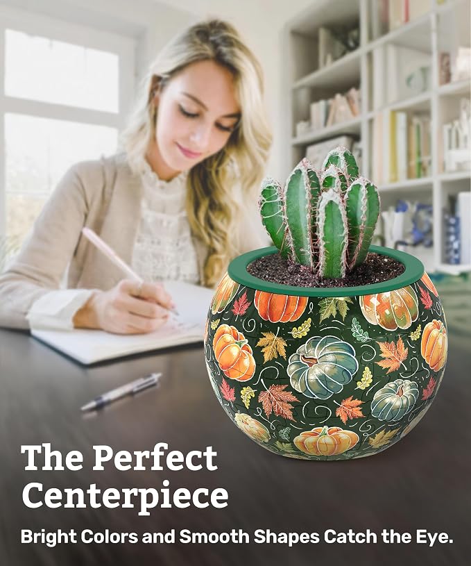 PieceRelax 3D Puzzle Planter 80 Pieces - Image 3