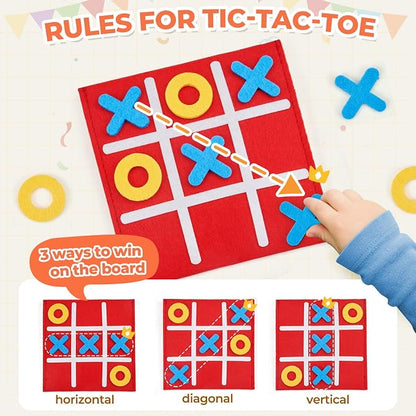 JoyCat Tic Tac Toe Strategic Board Game - Image 4