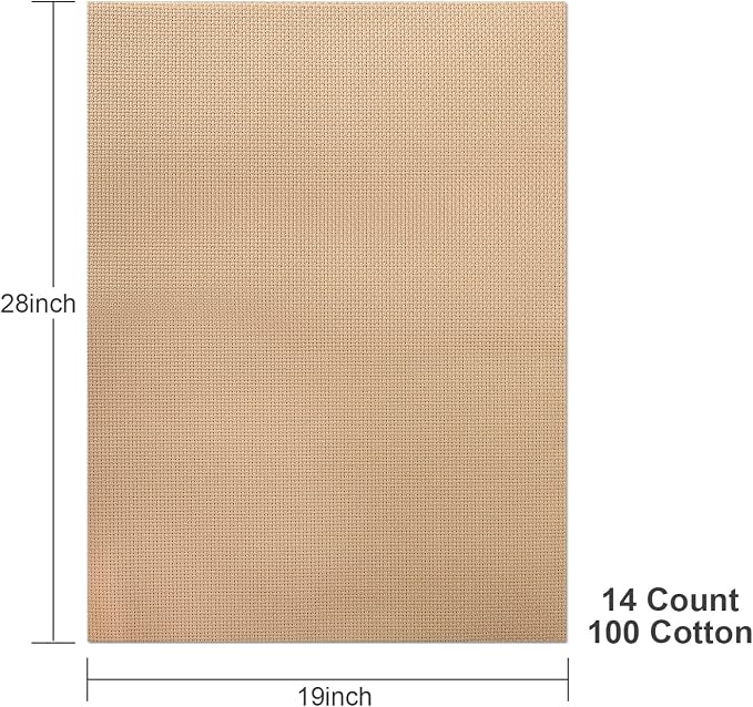 Aida Cloth 14 Count Cross Stitch Fabric - Image 2