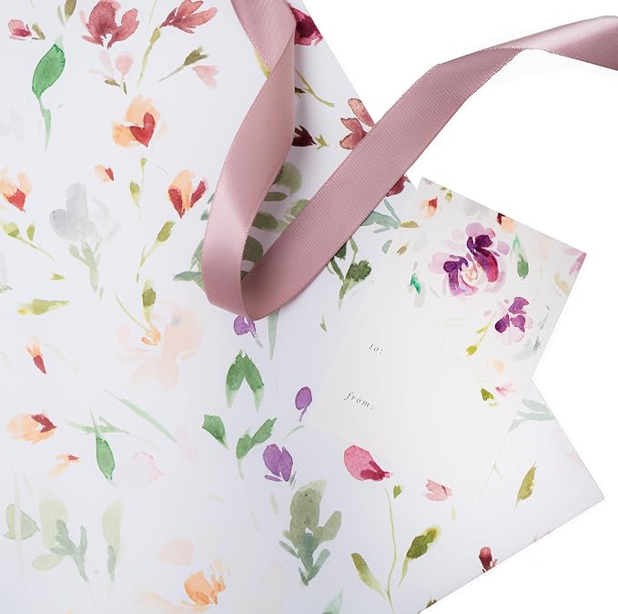 Itsy Belle Studio Floral Wedding Wrapping Paper + Ribbon Set - Image 2