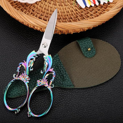 Crafting Scissors, 5.3in Sharp Multipurpose Fabric Scissors - Image 4