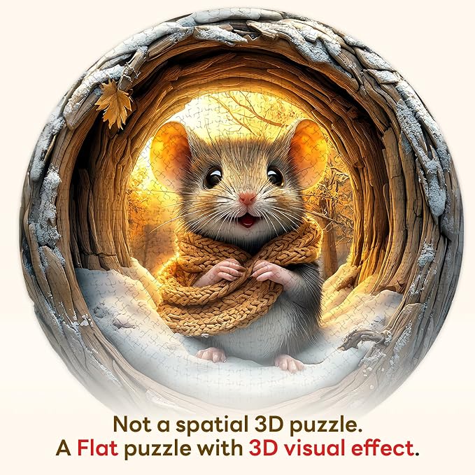Round Puzzles for Adults 1000 Pieces, Hard Difficult Challenging Puzzles for - Image 2