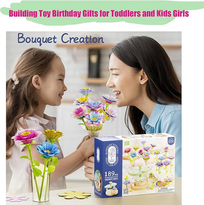 Toys for Girls 3 4 5 6 7 8 9 10 Years Old, Fabric Flower Bouquets for Girls - Image 7