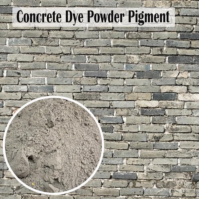GOODTAKE Concrete Pigment, Dark Grey Iron Oxide Pigment Powder, Concrete Cement - Image 8