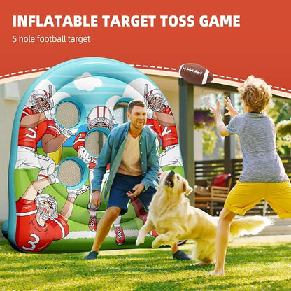 6Ft Football Target Toss Game - Image 2