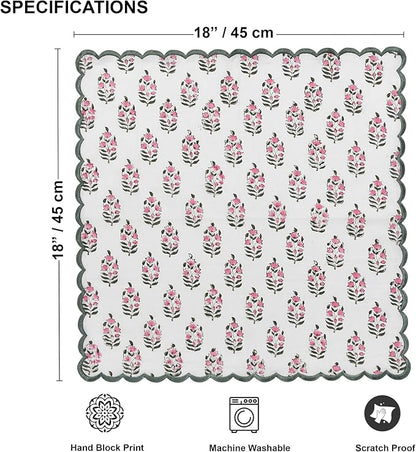 Embroidery Napkins Kitchen Towels Table Decor Table Linen Cotton Napkins Cloth - Image 7
