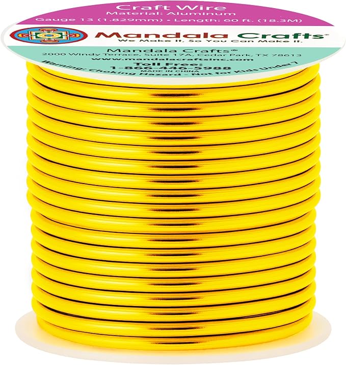 Mandala Crafts 13 Gauge Anodized Aluminum Craft Wire - Image 5