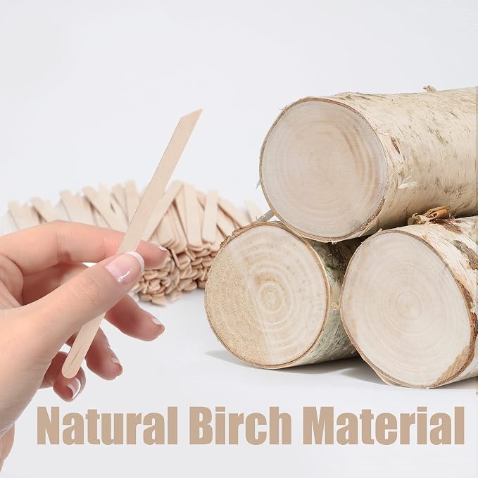 1200Pcs Wooden Wax Sticks Small Waxing Applicator Sticks Wax Spatulas Wood - Image 4