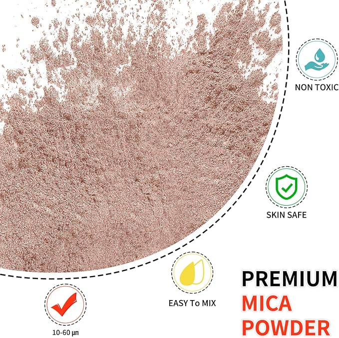 Mica Powder - 100g Mica Powder for Epoxy Resin - Metallic Color Pigment for - Image 2
