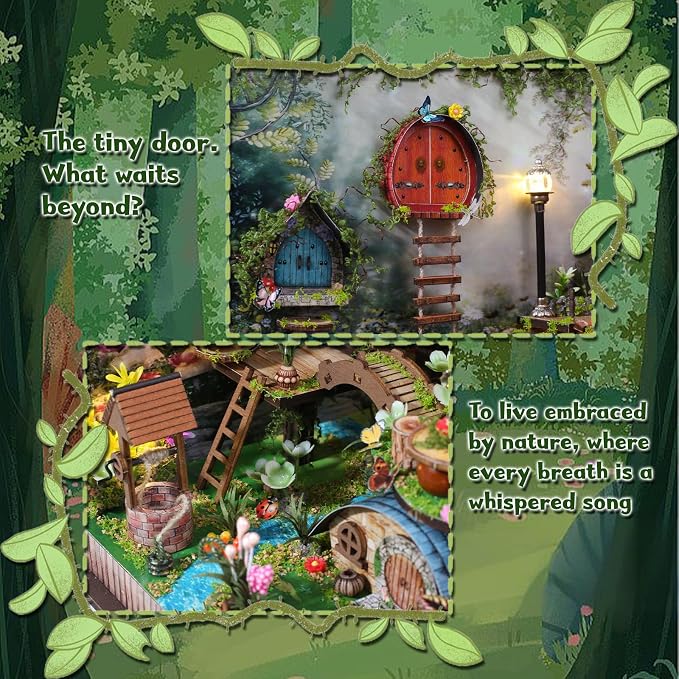 DIY Miniature House Kit, Forest Book Nook Kit - Image 7