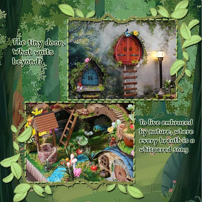 DIY Miniature House Kit, Forest Book Nook Kit - Image 7