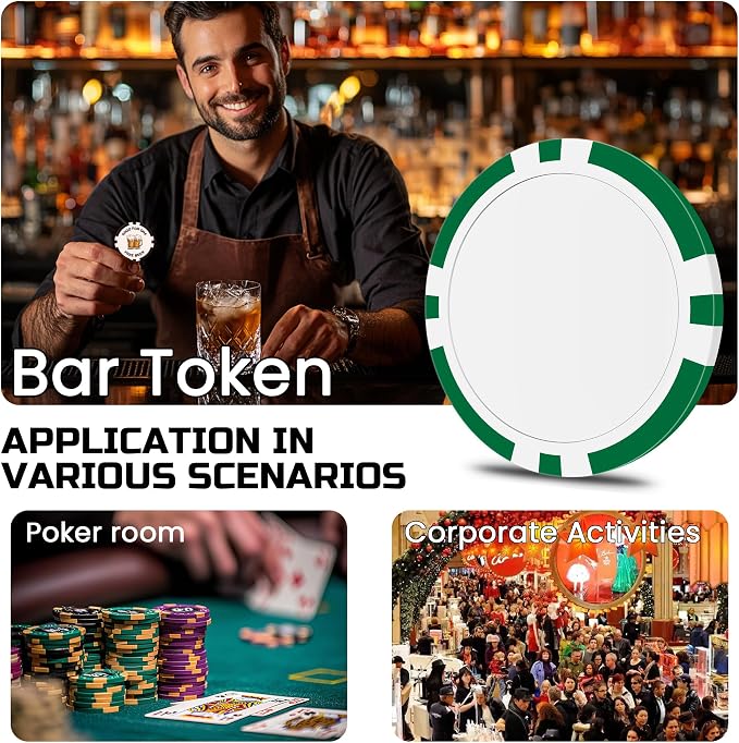 50 Custom Poker Chips, Personalized - Image 5