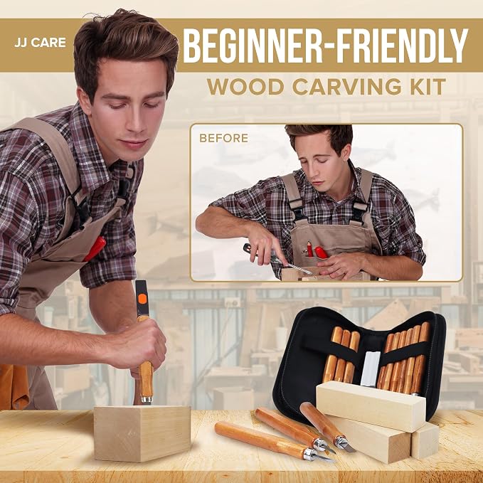 JJ CARE Wood Carving Kit - Image 2