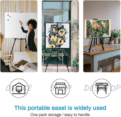 Art Artist Easel Stand for Sign, RRFTOK Metal Tripod Adjustable Easels for - Image 2