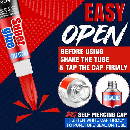 3 Gram Single Use Super Glue Liquid, Super Fast, Thin & Strong Adhesive - Image 8