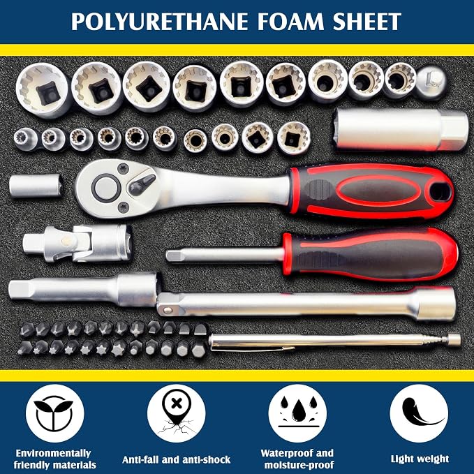 4 Pcs Polyethylene Foam Sheet Apart Insert Pad Cushion Foam Packing Cuttable - Image 4