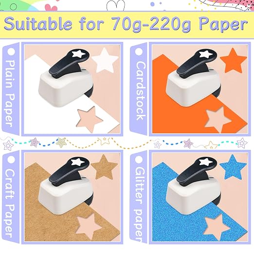 Star Hole Punch, Star Paper Punch, Stars Punches - Image 4