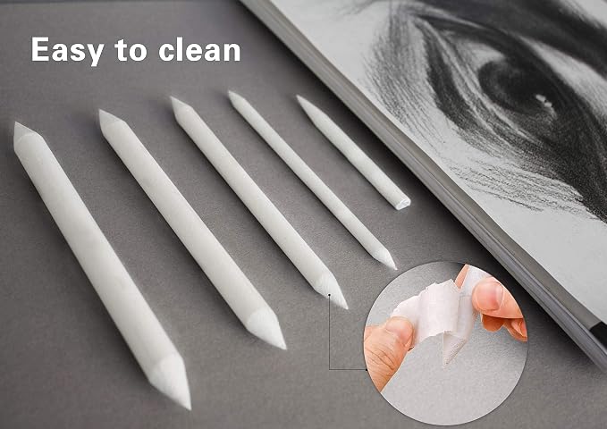 N NOROCME 12 PCS Blending Stumps and Tortillions Paper Art Blenders - Image 5