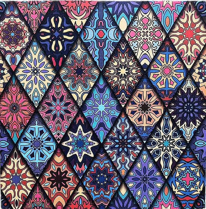 Groovy Boho Tribal Scrapbook Pad – 24 Bohemian Sheets - Image 8