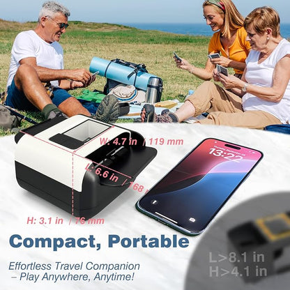 Rechargeable Automatic Card Shuffler, Auto & Manual Modes, 1-2 Deck Capacity - Image 4