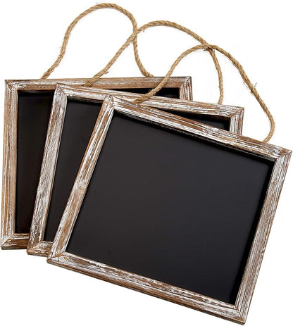 Barnyard Designs Magnetic Hanging Chalkboard Sign – Rustic Decorative Display by BarnyardDesigns