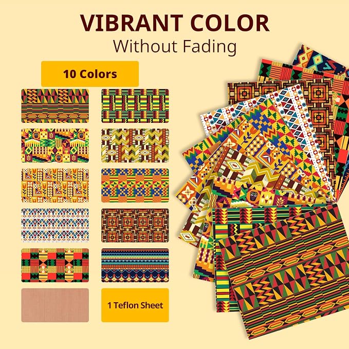 HTVRONT Kwanzaa HTV Vinyl Sheets - Image 2