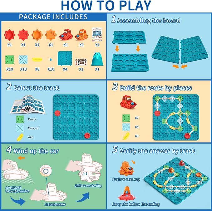 Kids Board Games Learning Toys, STEM Educational Logic Kits - Image 2