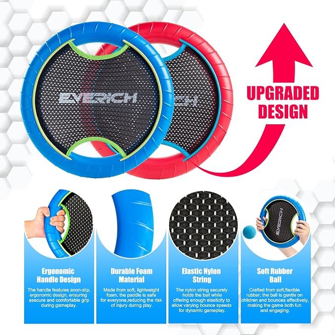 EVERICH TOY Trampoline Paddle Ball Set - Image 3
