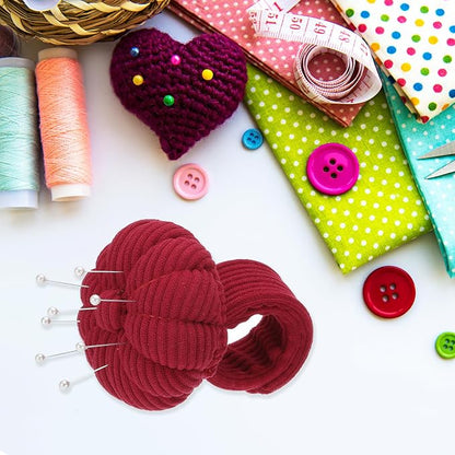 PATIKIL Wrist Pumpkin Pin Cushion, Snap Pin Cushion - Image 5