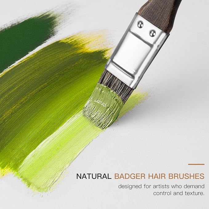 Oil Paint Brush Set, Filbert for Oil, Acrylic Canvas Paintings - Image 3