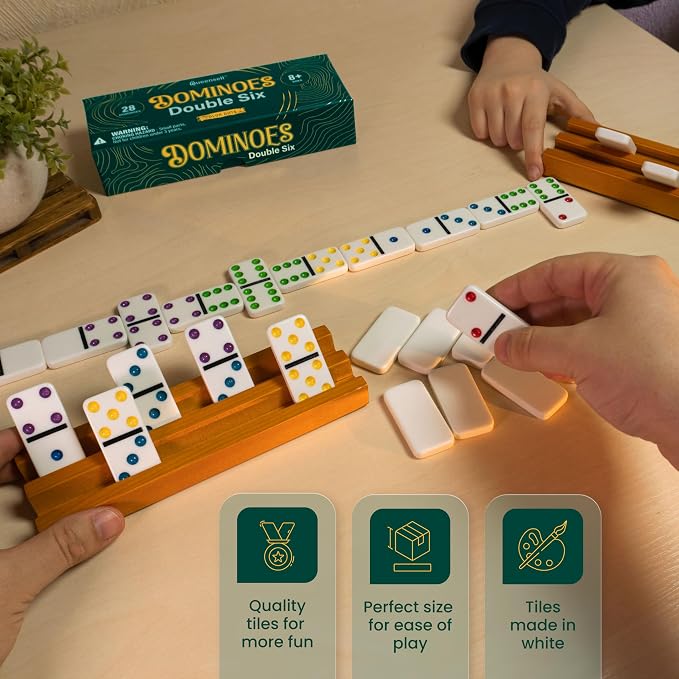 Queensell Dominos Set for Adults - Image 6