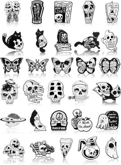 Ferraycle 30 Pieces Halloween Enamel Pins Set Horror Enamel Pins by Ferraycle