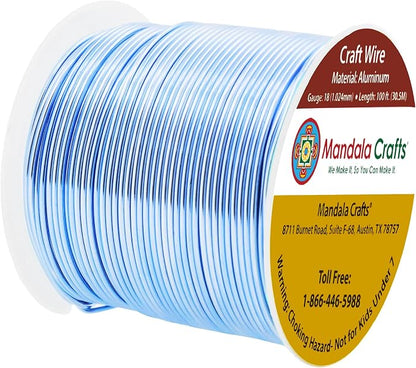 Mandala Crafts 18 Gauge Anodized Aluminum Craft Wire - Image 2