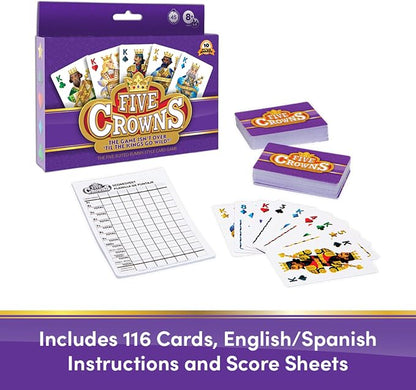 Five Crowns Scorepad – 130 Page Replacement Score Sheet, Card Game Score Card - Image 7