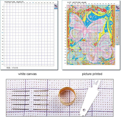 Redxing Stamped Cross Stitch Kits Full Range of Embroidery Starter Kits- - Image 6