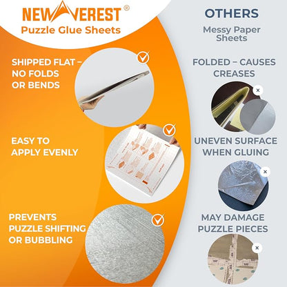 Newverest Gift Bundle of 2: Roll Up Puzzle Mat 1500 pcs & 6-Pack Puzzle Glue - Image 5