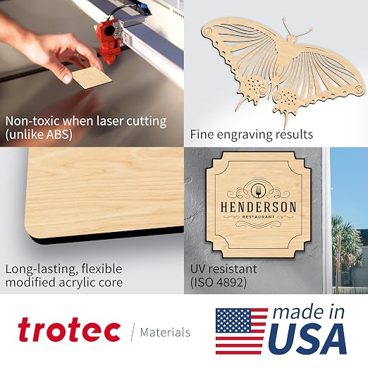 Trotec TroLase | 12"x12"x1/16", Guillotine | Made in USA - Image 3