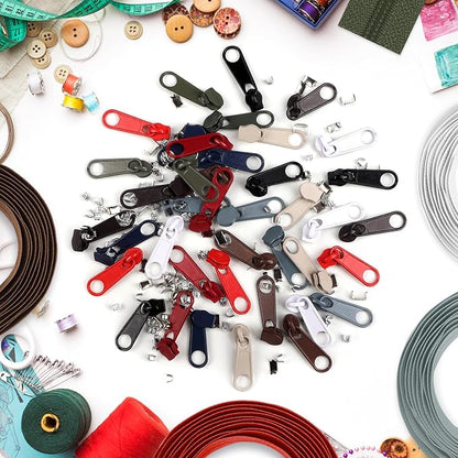 DOITEM 31 Yards 10 PCS Sewing Zippers #3 Nylon Coil Zippers Assorted Zipper - Image 8