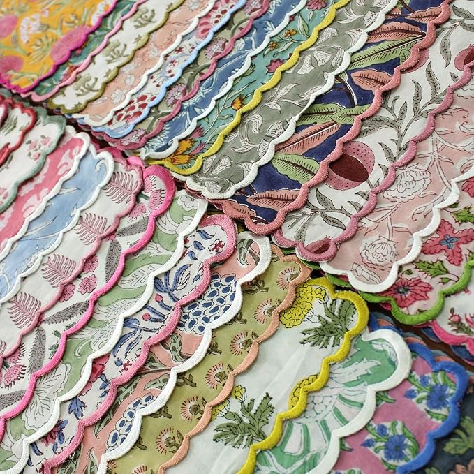 Ridhi Cloth Napkins 100% Pure Cotton Farmhouse Wedding Dinner Napkins - Image 6