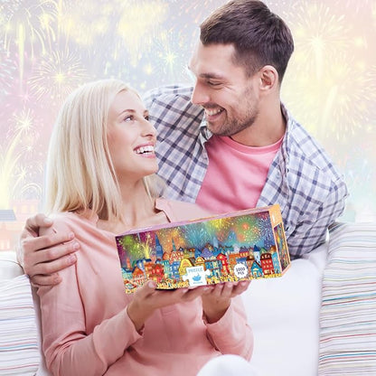 MOMIBOOK Puzzles for Adults 1000 Pieces Jigsaw Puzzles of Fireworks are Gorgeous - Image 9