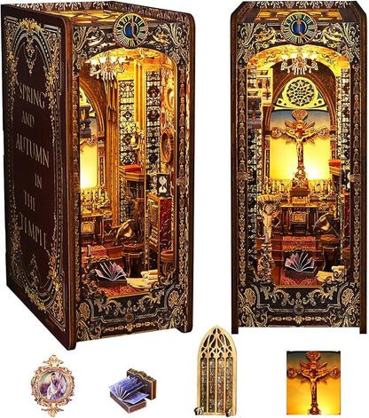 Spobot Book Nook Kit DIY Bookshelf Decor Kit - Image 2