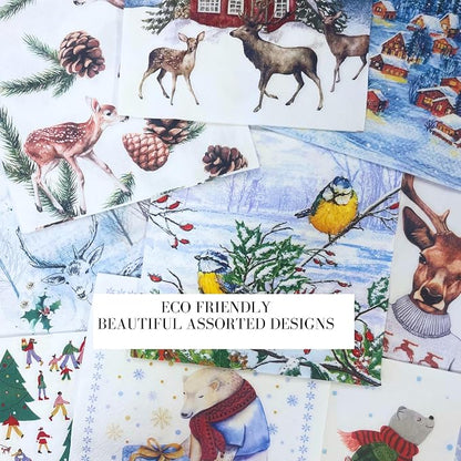 Mystery Pack Decoupage Paper Napkins, 20-ct Assorted Surprise Napkins, - Image 6