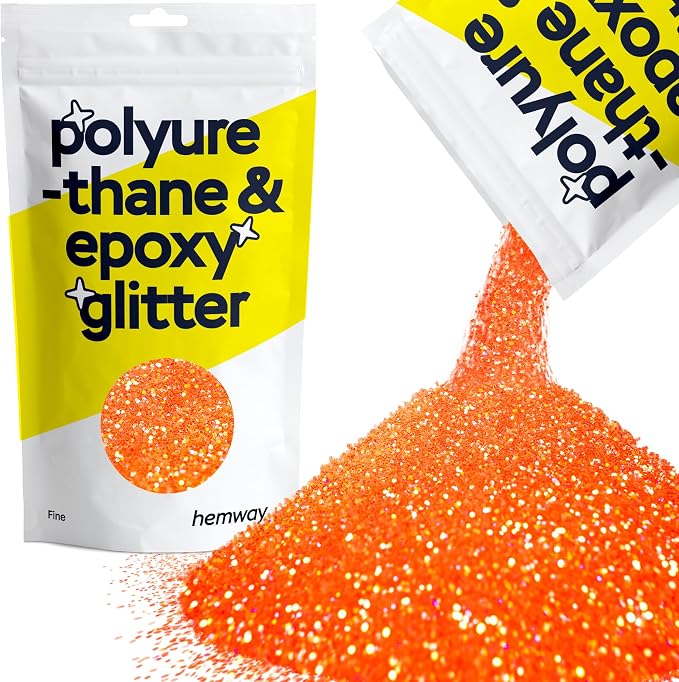 Hemway Polyurethane & Epoxy Resin Glitter 100g / 3.5oz Metallic Crystal Flake by Hemway