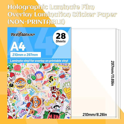 TECKWRAP Laminating Sheets Clear Laminate Sheets Sticker Paper - Image 2