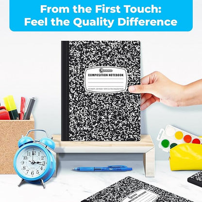 Rosmonde 50 Pack Bulk Composition Notebooks College Ruled, 200 Pages, 9-3/4 x - Image 3