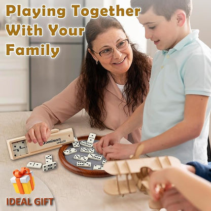 Smilejoy Dominoes Set for Adults, Domino Set for Classic Board Games, Double 6 - Image 6