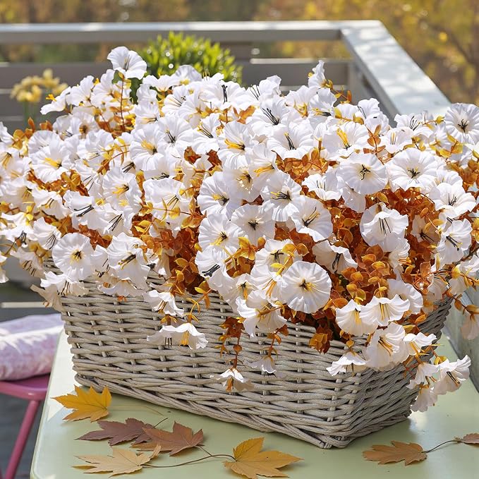 Fake Mums Fall Artificial Flowers Plants - Image 9
