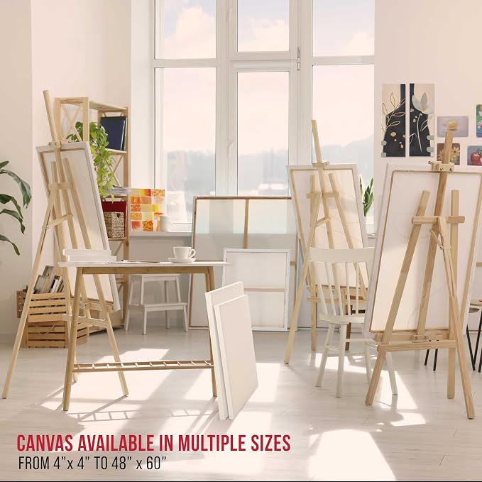 U.S. Art Supply X-Large Stretched Canvas - Image 8