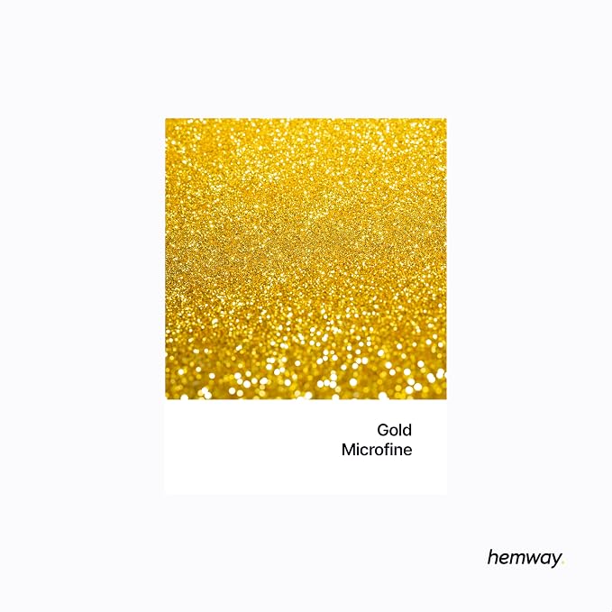 Hemway Polyurethane & Epoxy Resin Glitter 100g / 3.5oz Metallic Crystal Flake - Image 2
