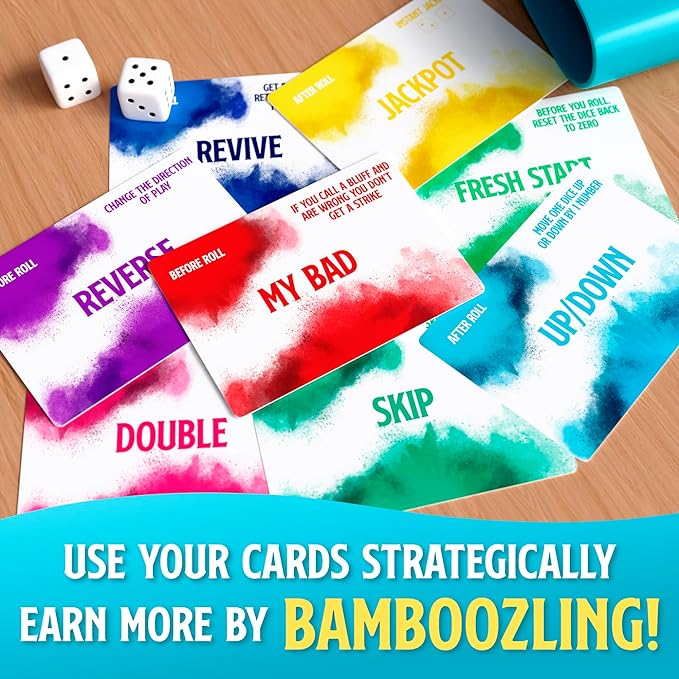 Bamboozled - A Hilariously Fun Bluffing Dice & Card Game. Family-Friendly Party - Image 6